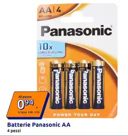 Action Panasonic Batterie Panasonic AA offerta