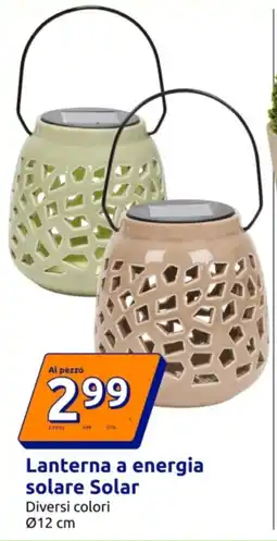 Action Lanterna a energia solare Solar offerta
