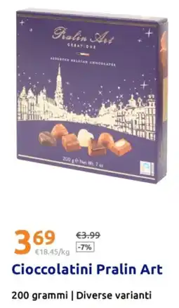 Action Cioccolatini Pralin Art offerta