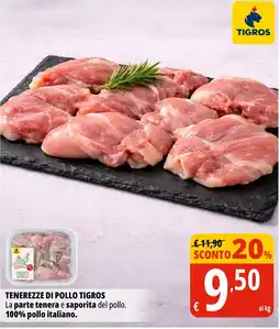 Tigros Tenerezze di pollo tigros offerta