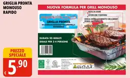 Tigros Griglia pronta monouso rapido offerta