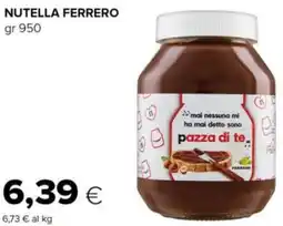 Tigre Nutella FERRERO offerta