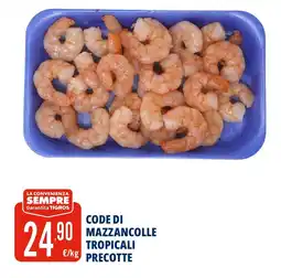 Tigros Code di mazzancolle tropicali precotte offerta