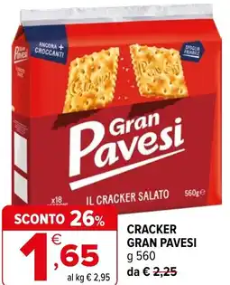 Iperal Cracker GRAN PAVESI offerta