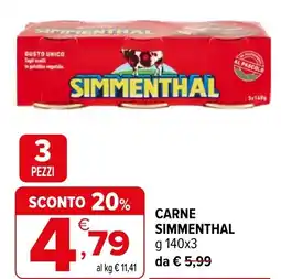 Iperal Carne SIMMENTHAL offerta