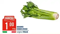 Tigros Sedano verde sfuso offerta