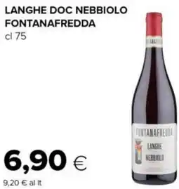 Tigre Langhe doc nebbiolo FONTANAFREDDA offerta