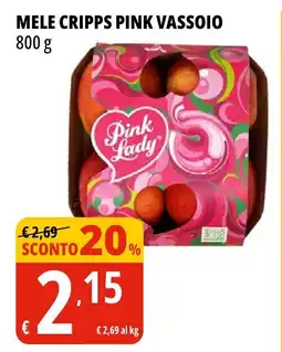Tigros Mele cripps pink vassoio offerta