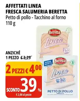Tigros Affettati linea fresca salumeria beretta offerta