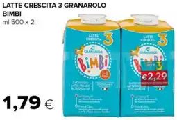 Tigre Latte crescita 3 GRANAROLO BIMBI offerta