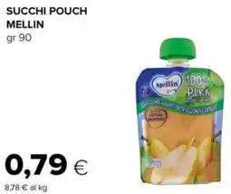 Tigre Succhi pouch MELLIN offerta