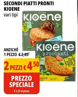 Tigros Secondi piatti pronti kioene offerta