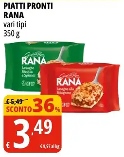 Tigros Piatti pronti rana offerta