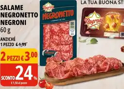 Tigros Salame negronetto negroni offerta