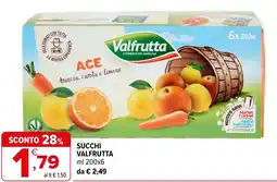 Iperal Succhi VALFRUTTA offerta