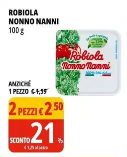 Tigros Robiola nonno nanni offerta
