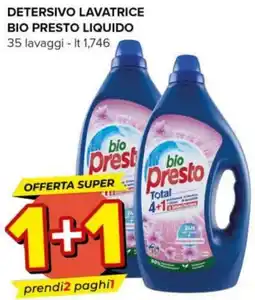 Tigre Detersivo lavatrice BIO PRESTO LIQUIDO offerta