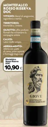 Tigre Montefalco rosso riserva doc offerta