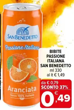 Iperal Bibite passione italiana SAN BENEDETTO offerta