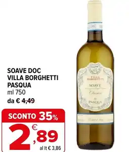 Iperal Soave doc VILLA BORGHETTI SOAVE offerta