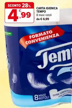 Iperal Carta igienica TEMPO offerta
