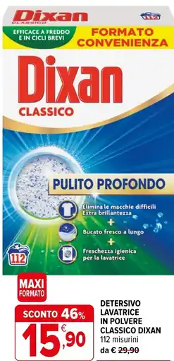 Iperal Detersivo lavatrice in polvere classico DIXAN offerta