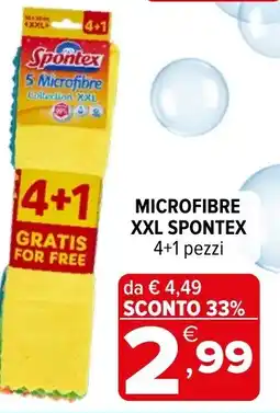 Iperal Microfibre XXL SPONTEX offerta