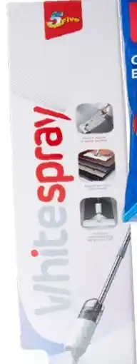 Iperal Kit lavapavimenti white spray 5FIVE offerta