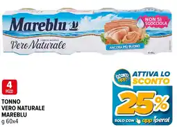 Iperal Tonno vero naturale MAREBLU offerta