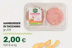 Oasi Hamburger di tacchino offerta