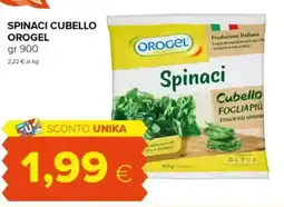 Oasi Spinaci cubello OROGEL offerta