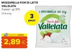 Oasi Mozzarella fior di latte VALLELATA offerta