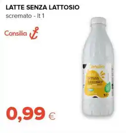 Tigre Consilia latte senza lattosio scremato offerta