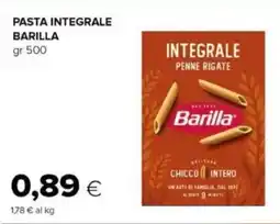 Oasi Pasta integrale BARILLA offerta
