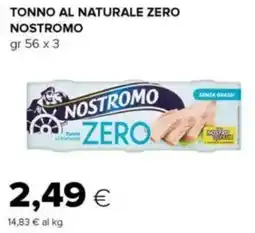 Oasi Tonno al naturale zero NOSTROMO offerta