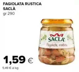 Oasi Fagiolata rustica SACLÀ offerta