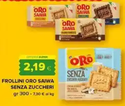 Oasi Frollini oro saiwa senza zuccheri offerta