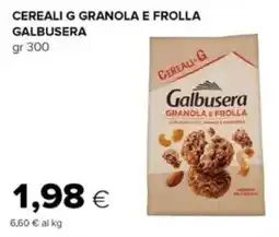 Oasi Cereali g granola e frolla GALBUSERA offerta