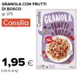 Oasi Consilia granola con frutti di bosco offerta