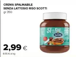 Oasi Crema spalmabile senza lattosio RISO SCOTTI offerta