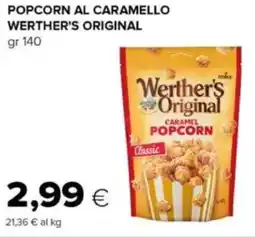 Oasi Popcorn al caramello WERTHER'S ORIGINAL offerta