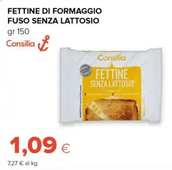 Tigre Fettine di formaggio fuso senza lattosio Consilia offerta