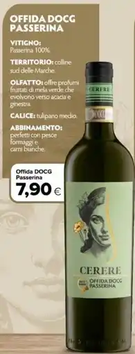 Oasi Cerere offida DOCGOffida DOCG Passerina passerina offerta