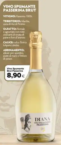Oasi DIANA Vino Spumante Brut Passerina offerta