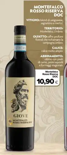 Oasi GIOVE Montefalco Rosso Riserva DOC offerta