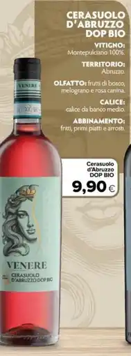 Oasi VENERE Cerasuolo d'Abruzzo DOP BIO offerta