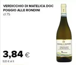 Oasi Verdicchio di matelica doc POGGIO ALLE RONDINI offerta