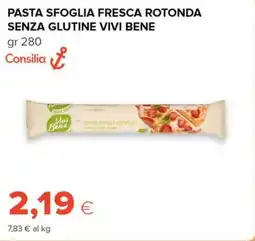 Tigre Pasta sfoglia fresca rotonda senza glutine vivi bene Consilia offerta