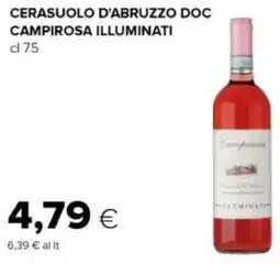Oasi Cerasuolo d'abruzzo DOC campirosa ILLUMINATI offerta