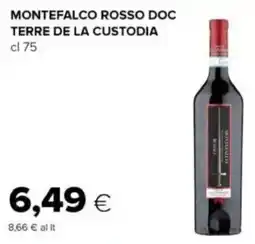 Oasi Montefalco rosso doc TERRE DE LA CUSTODIA offerta